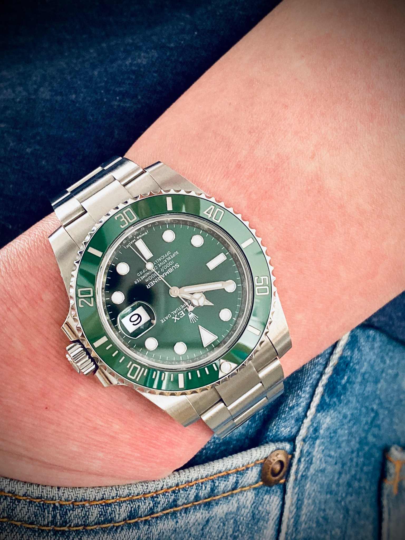 Rolex Submariner Date Hulk 116610LV 40mm