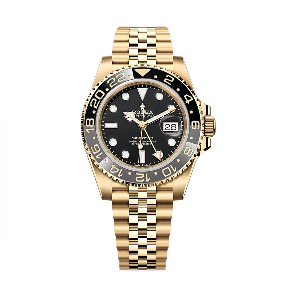 Rolex GMT-MASTER II yellow gold 126718GRNR 40mm